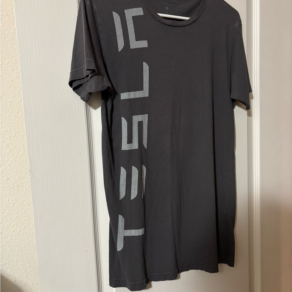 Tesla Charcoal Short Sleeve Tee